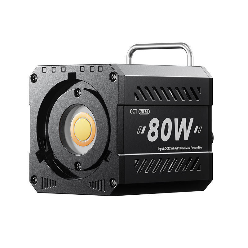Photography Lighting Patterns - ZU80 Hochleistungs-COB-Fill-Light Fotografie-Leuchte Handgehaltene Filmleuchte 2500-6500K