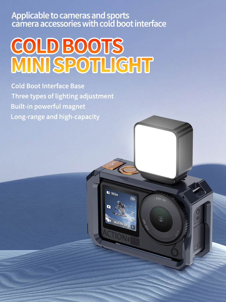 Photography Lighting Styles - Magnetisches Mini-LED-Videolicht, 3-Farben Wiederaufladbares Aufhellungslicht mit