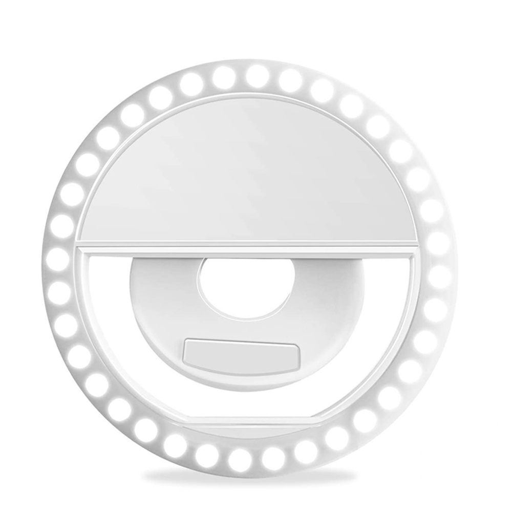 Photography Lighting Patterns - USB-Aufladbare LED-Selfie-Ringlampe Tragbares Aufhellungslicht Universelle Telefon-Ringlampe
