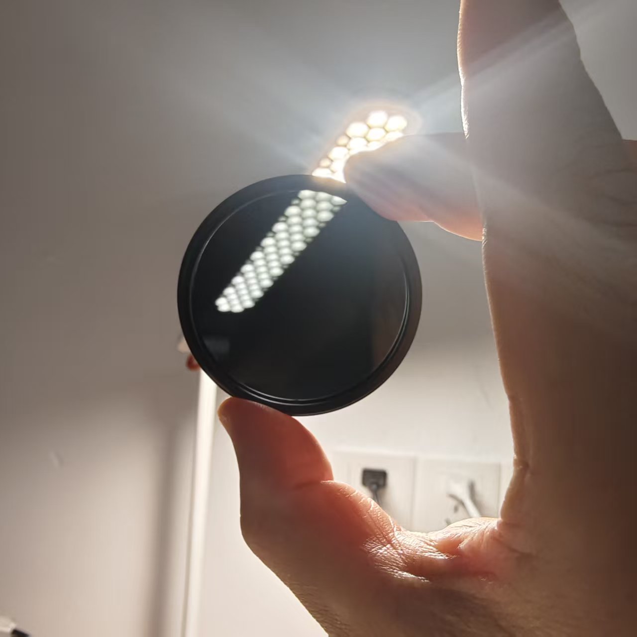 Lighting Glass Photography - 52-mm-Rahmenobjektiv, das sichtbares Licht um 2