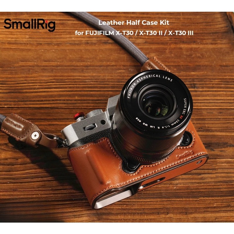 Fujifilm Camera X-T30 Ii - SmallRig Leder-Halbgehäuse-Set 5670 für FUJIFILM X-T30/X-T30