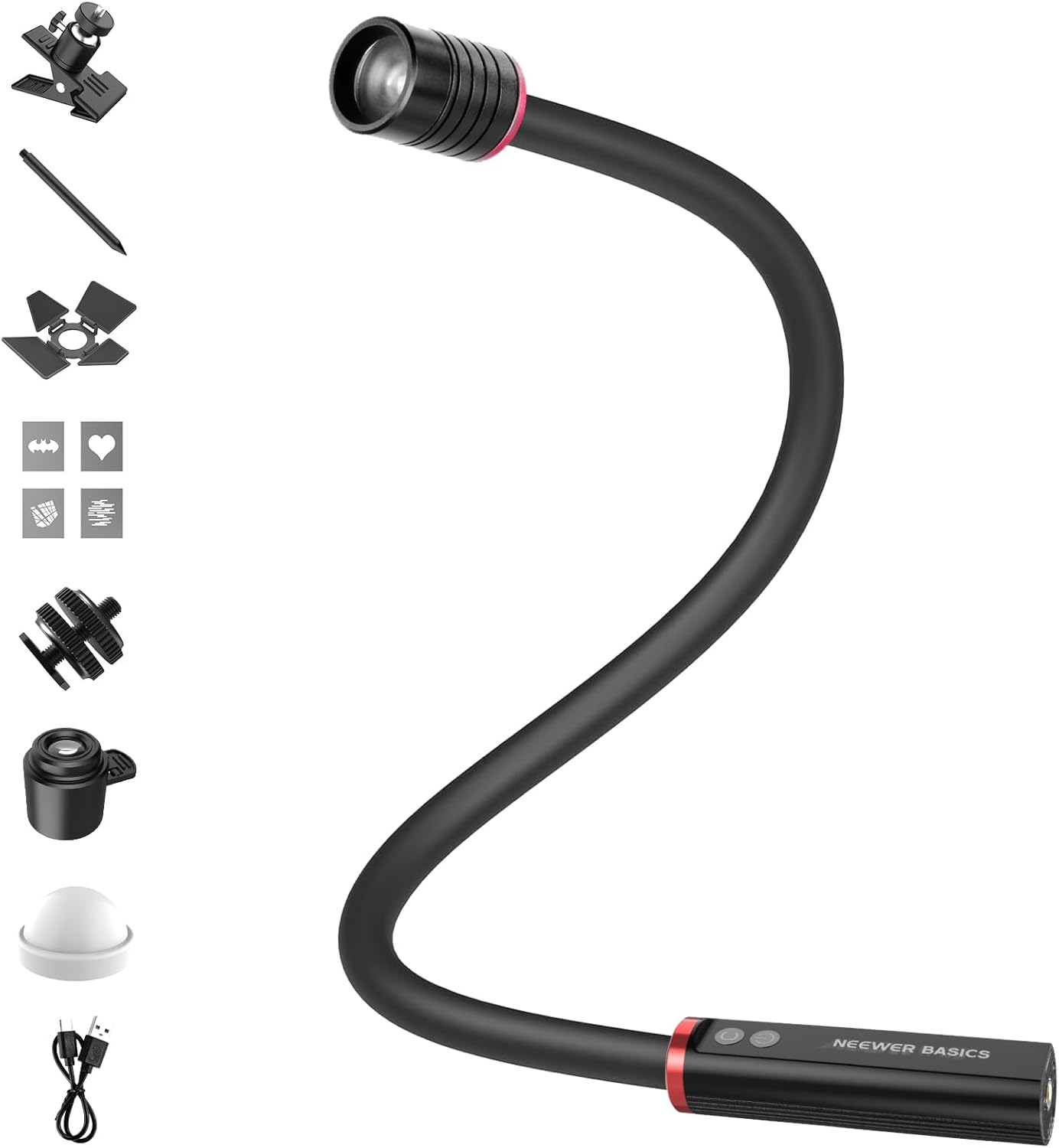 Photography Lighting Angles - NEEWER Basics ML01 USB-C LED-Licht für