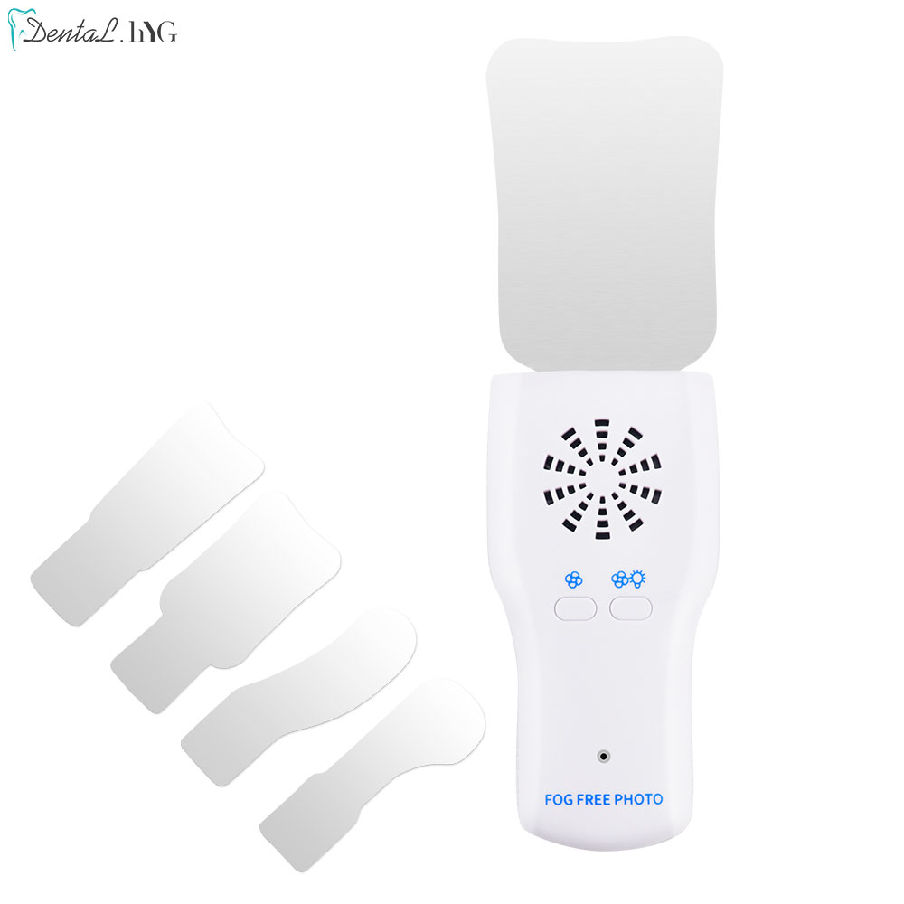 Photography Lighting Reflector - Dental-Antibeschlagspiegel, beschlagfrei, intraorale Fotografie, Edelstahlspiegel mit