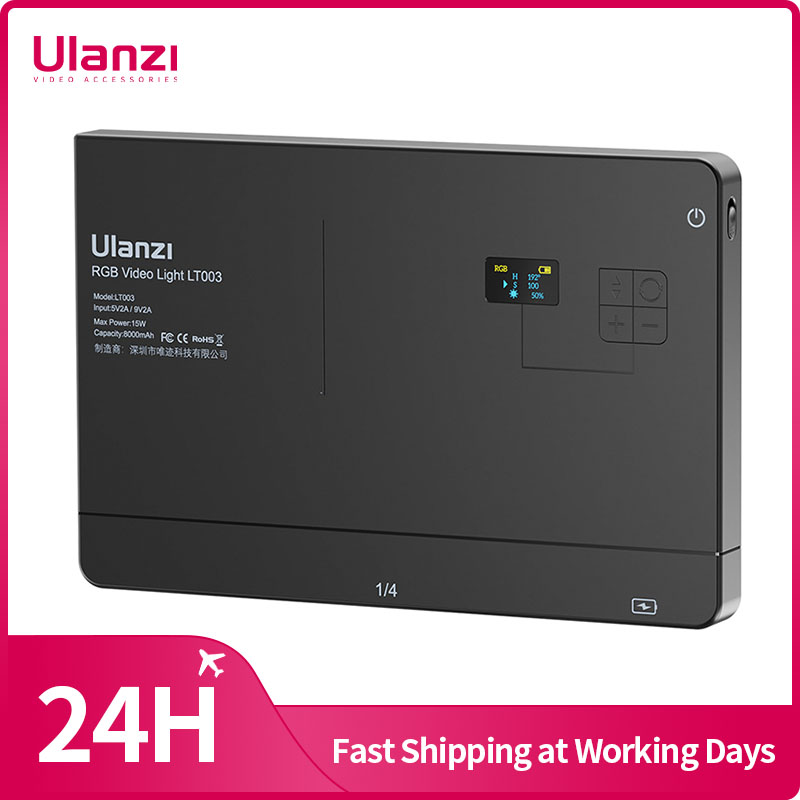 Photography Lighting Styles - Ulanzi LT003 15 W RGB-Videoleuchte, Vollfarb-Panel-Licht,