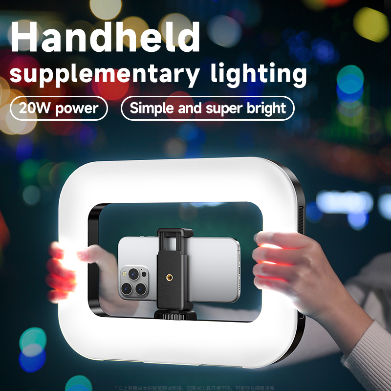 Photography Lighting Styles - Dimmen wiederaufladbare LED-Ringlicht Kaninchenkäfig Bluetooth Selfie