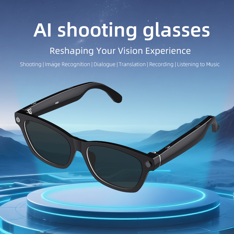 Photography Lighting Assistant - KI-Bluetooth-Smart-Brille, Bluetooth-Kopfhörer, Fotografie, Anruf, Musik, Videoaufzeichnung,
