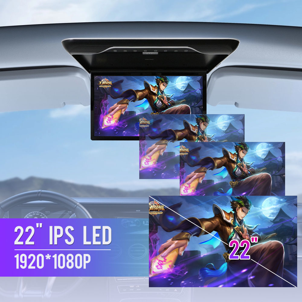 Photography Lighting Styles - 22-Zoll-Autodachmonitor 1080P Flip Screen Top Multimedia