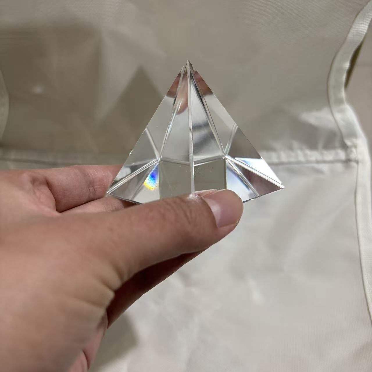 40mm/60mm Viereckige Pyramide  – Lighting Glass Photography Bewertung und Preis
