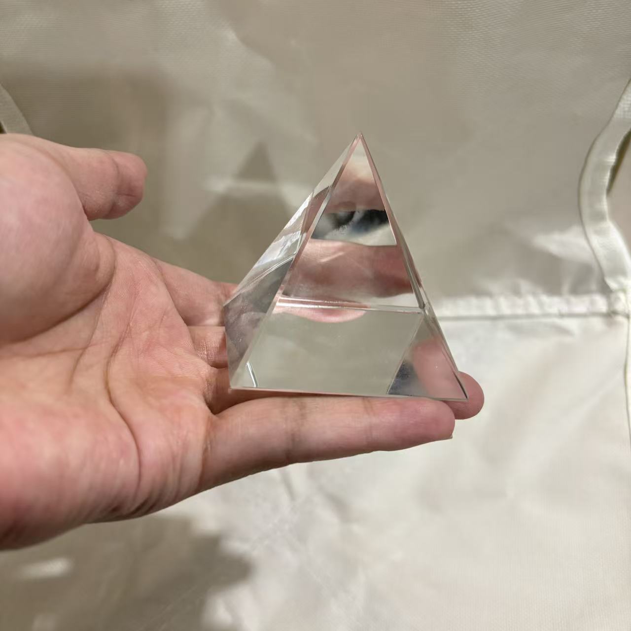 40mm/60mm Viereckige Pyramide  – Lighting Glass Photography Bewertung und Preis