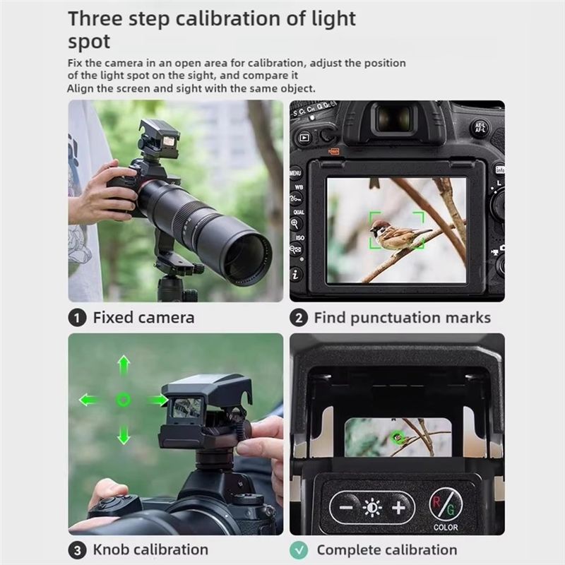 Teleobjektiv-Lichtpunktvisier  – Photography Lighting Assistant Bewertung und Preis