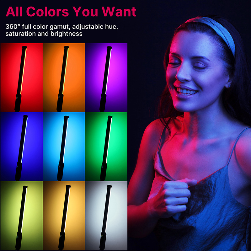 Ulanzi VL119 Handheld RGB Bunt – Photography Lighting Styles Bewertung und Preis