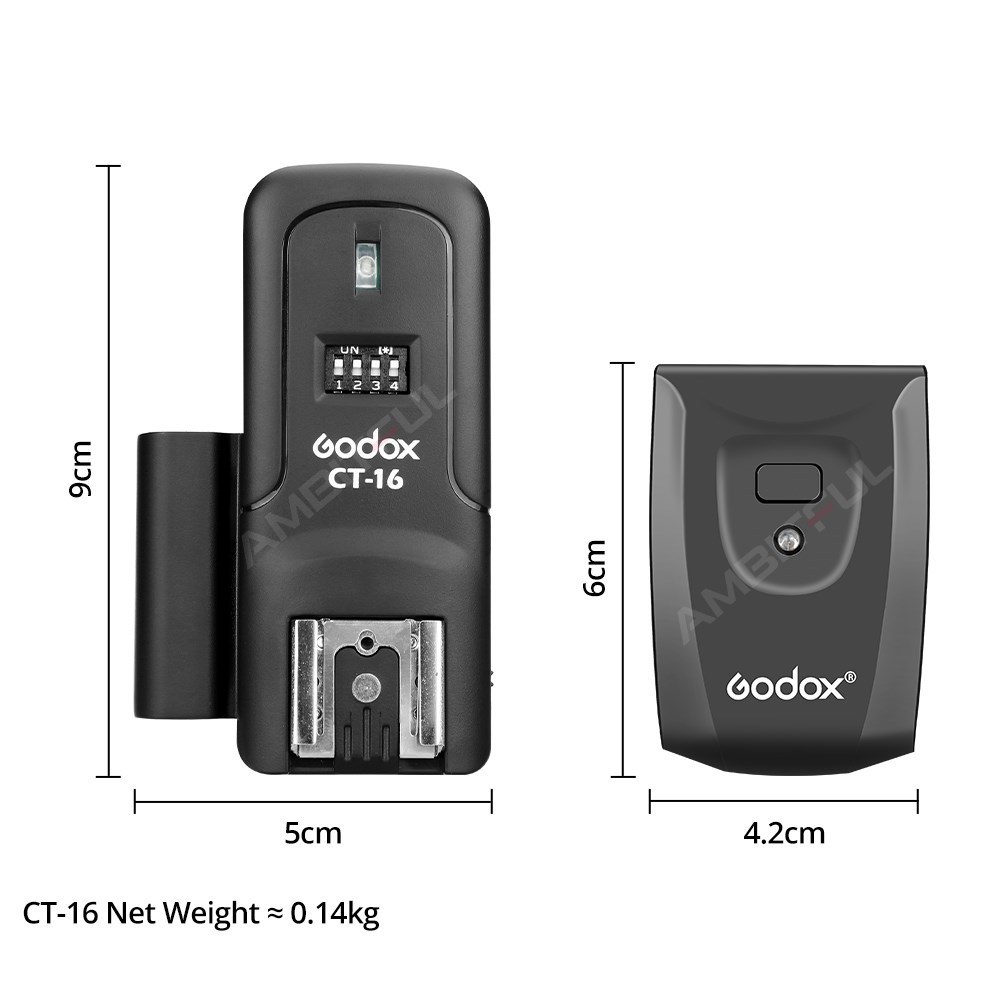 Godox CT-16 16-Kanal Funk-Blit – Trigger Receiver Set Bewertung und Preis
