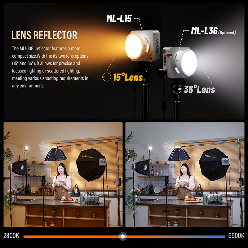 Godox ML100Bi/ML100R Zweifarbi – Photography Lighting Styles Bewertung und Preis