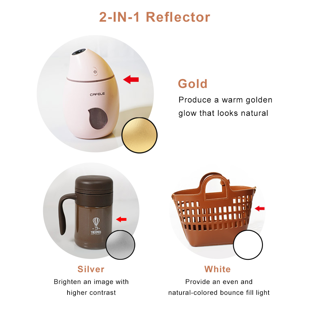 2-in-1 Runder Tragbarer Reflek – Photography Lighting Reflector Bewertung und Preis
