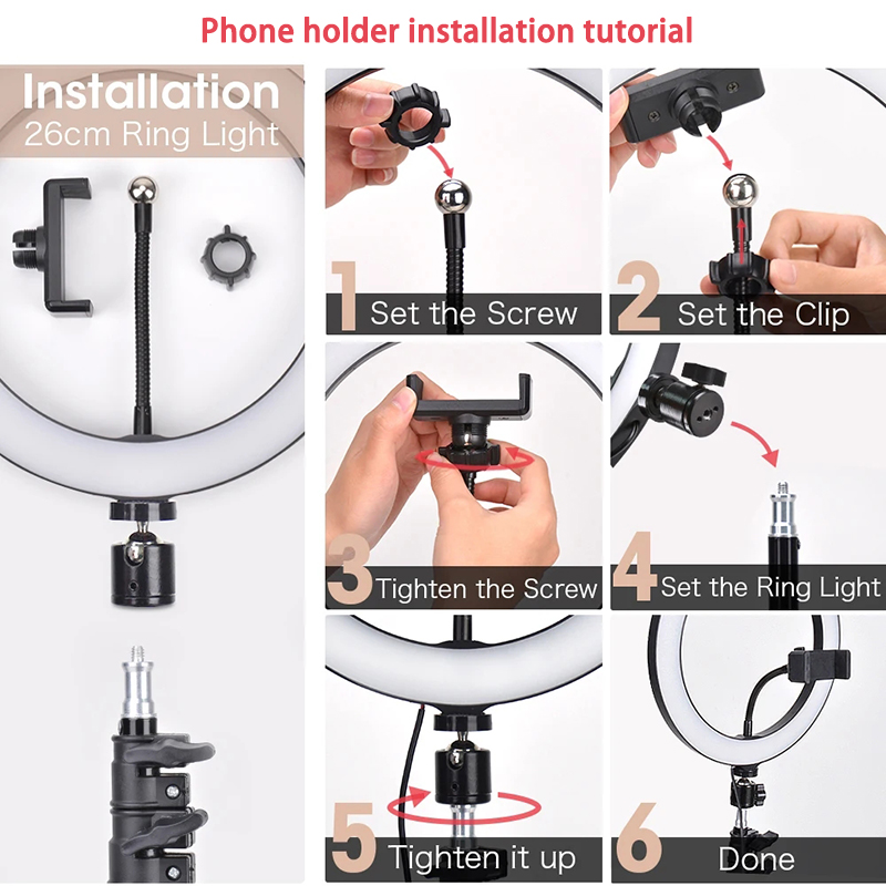 Videoleuchte 16/26/33cm Selfie – Photography Lighting Tent Bewertung und Preis