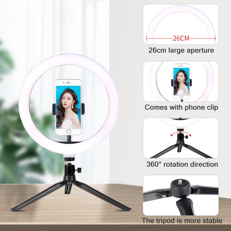 26 cm 10 zoll Led Ring Selfie  – Photography Lighting Patterns Bewertung und Preis