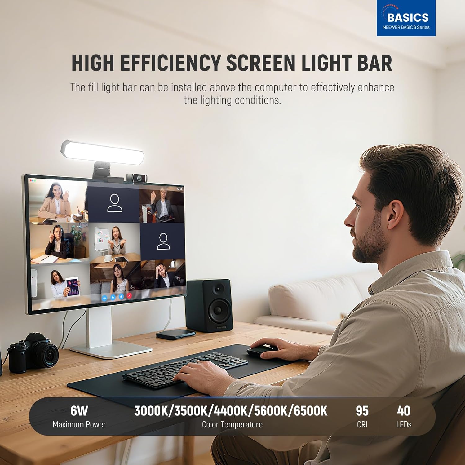 NEEWER Basics 6-W-Monitorlicht – Photography Lighting Styles Bewertung und Preis