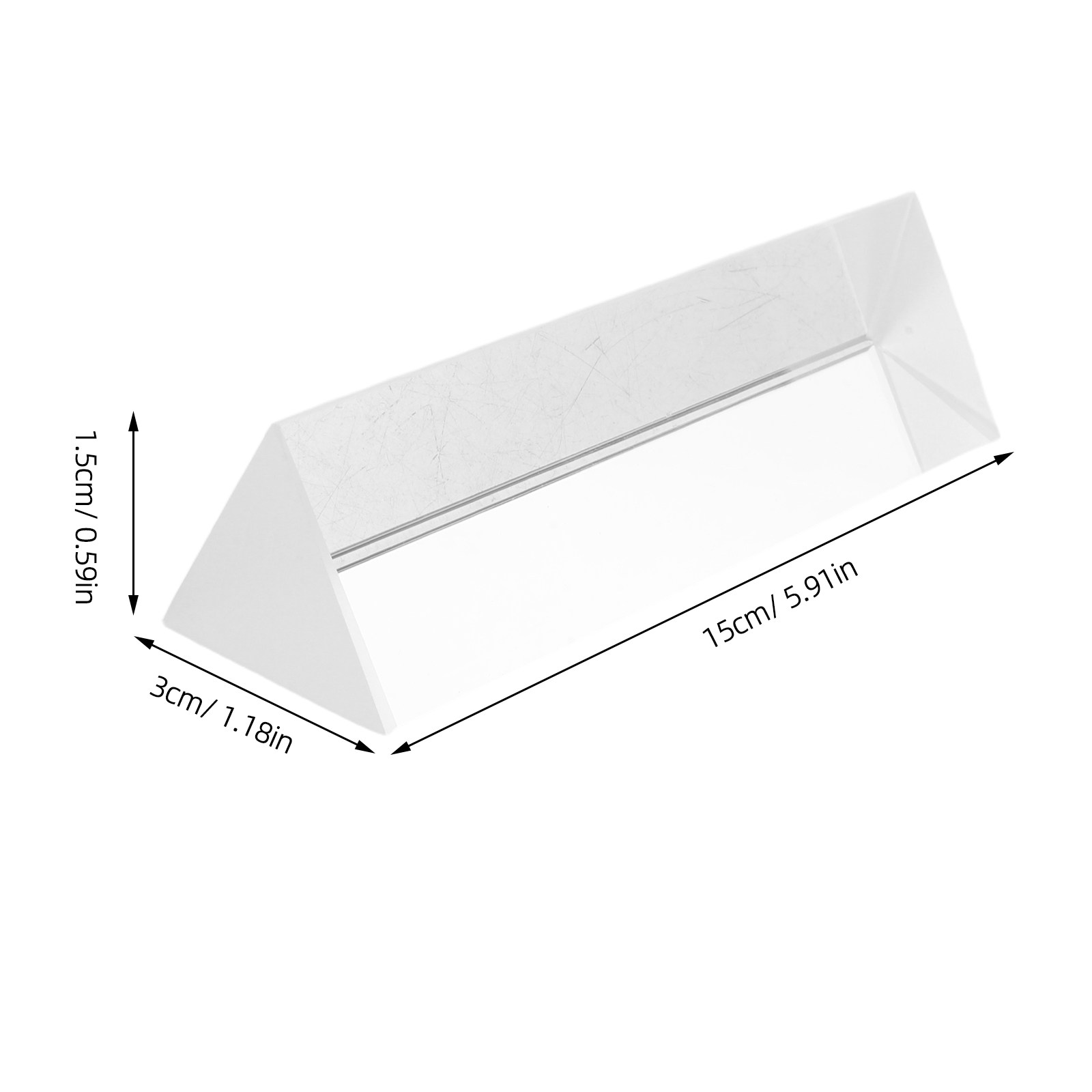 Optisches Glas-Dreieckprisma 1 – Lighting Glass Photography Bewertung und Preis