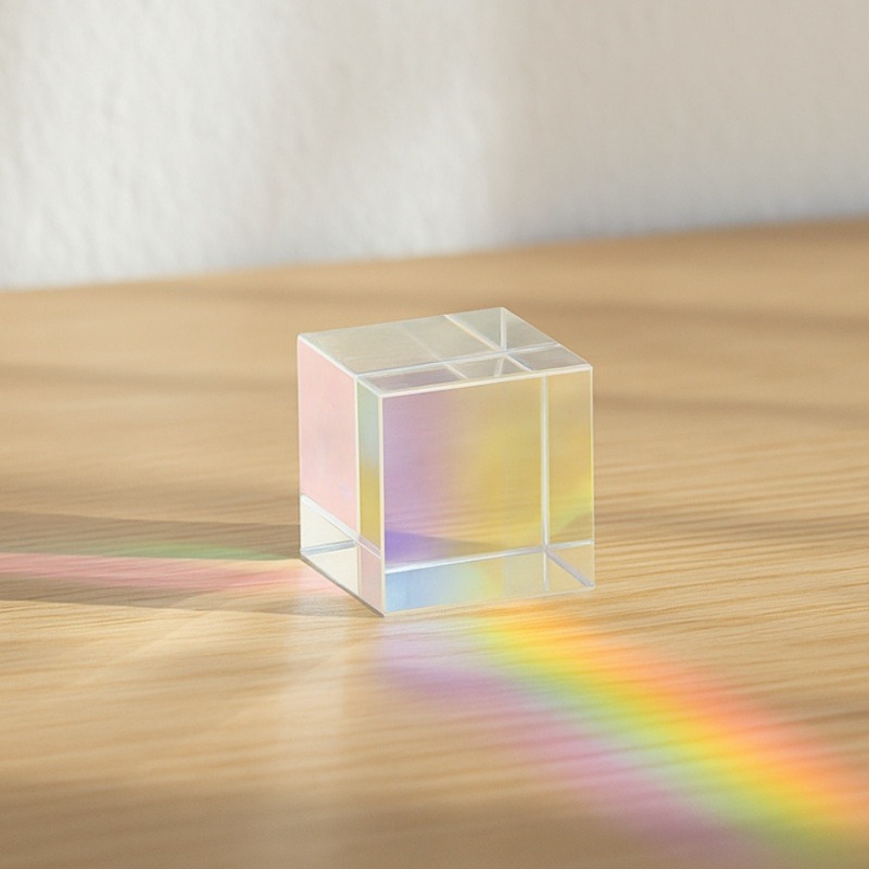 Glaswürfel, dichroitisches Pri – Lighting Glass Photography Bewertung und Preis